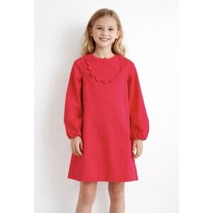 NEW! Jacadi Paris Girls Dress Magenta Pink Holiday SZ 10